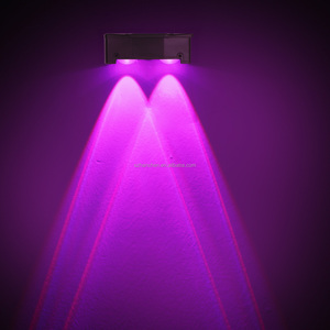 <span class=keywords><strong>Lampe</strong></span> murale <span class=keywords><strong>solaire</strong></span> à LED RVB sans fil IP65 sans perçage pour jardin clôture escalier déco carré atmosphère extérieure - Product Image 1