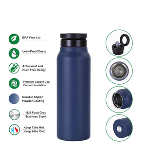 Botella de Agua Personalizada con Logotipo, Tapa Magnética Magsafe con Pajita Abatible y Soporte para Teléfono, Termo para Bebidas para iPhone con Patente Pendiente - Product Image 5