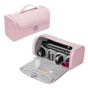 Pochette de voyage pliable en PU imperméable avec fermeture éclair et crochet de suspension, grande capacité, pour sèche-<span class=keywords><strong>cheveux</strong></span> unisexe - Product Image 5