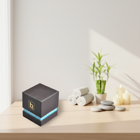 Boîtes télescopiques en carton rigide pour impression couleur avec doublure en éponge, emballage personnalisé fait main pour parfums et cosmétiques