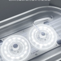 Lumière LED anti-explosion, anti-humidité, anti-poussière, étanche pour entrepôt, usine, extérieur, salle de bain, sous-sol, plafond - 110-240V