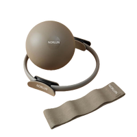 Accessoires de yoga et de Pilates en EVA : haltères de cheville, ballon de yoga, anneau de yoga, bande de résistance, kit de Pilates