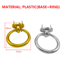 Pièces de meubles HUAWEI, anneau circulaire en plastique, poignées de porte, boutons de canapé, bouton rond, accessoires de décoration pour chaises de salle à manger