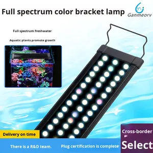 Lampe LED rectangulaire moderne en plastique pour aquarium d'eau de mer avec corail et plantes aquatiques, fournitures d'aménagement paysager pour aquarium - Product Image 2