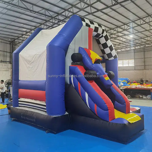 Vente d'usine : Combo de toboggans gonflables pour enfants, modèle <span class=keywords><strong>Camion</strong></span> de course - Product Image 6