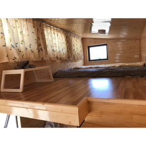 Pequeñas casas modulares sobre ruedas del fabricante, casas unifamiliares con <span class=keywords><strong>escaleras</strong></span>, envío <span class=keywords><strong>a</strong></span> EE. UU. - Product Image 6