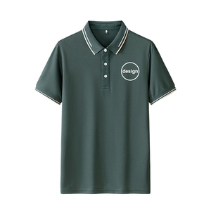 Camisetas de Algodón Piqué de Alta Calidad con Bordado, Camisetas Casuales para Gimnasio, Camisetas Polo de Compresión para Hombre, Venta al Por Mayor OEM - Product Image 1