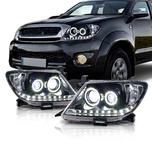 Luz Diurna para Toyota Hilux Vigo 2005-2011, Lámpara Impermeable, Ensamblaje de Faro Delantero, Pieza de Modificación - Product Image 1