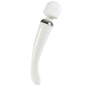 Recarregável silicone cabeça massagem vibratória ferramentas massageador varinha sem fio para as mulheres - Product Image 1