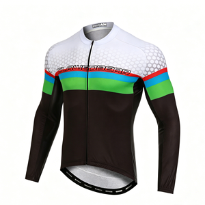 Breathable Quick Dry Cycling Jersey Anti UV Bike Riding Top Long Short Sleeve Road <b>MTB</b> Bicycle <b>Shirt</b> Custom Logo Team Print - Product Image 2