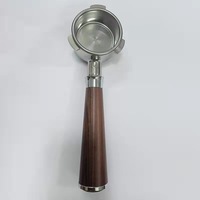 Hario — Portafilter pour café, outils de bar ista, en acier inoxydable 304, sans fond, 54MM avec poignées en bois