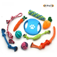 Songshan Toys Vente en gros Produit alimentaire personnalisé pour chiot en peluche pour animaux Accessoires pour animaux de compagnie grinçants Jouets pour chiens Ensemble de jouets à mâcher avec corde Fabricant