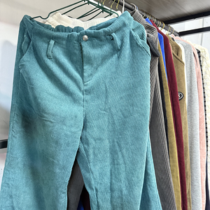 Pantalones de Pana de Pierna Ancha de Segunda Mano para Hombre, Estilo <span class=keywords><strong>Retro</strong></span> Vintage, con Acabado Lavado, para Pedidos al por Mayor - Product Image 6