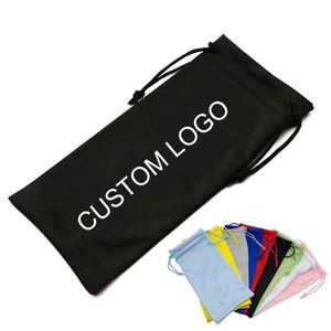 Estuche de Microfibra para Gafas con Logotipo Personalizado, Bolsa para Lentes de Sol con Logotipo Personalizado - Product Image 1