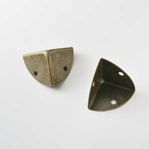 Rounded <b>Corner</b> <b>Protectors</b> Metal Bronze Carbon Steel Indoor Use Hardware - Product Image 1