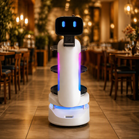 Robot serveur de restaurant commercial, robot de livraison de nourriture autonome avec système d'évitement d'obstacles pour la restauration hôtelière