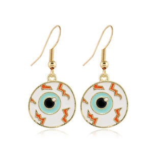 Halloween Creative Gold Plated Alloy Charm Earrings for Girls-Party &amp; Gift <strong>Dress</strong> up Accessories - Product Image 5