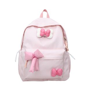 Mochila Escolar Impermeable con Diseño a Cuadros, Estilo Casual, Gran Capacidad, para Estudiantes de Secundaria y Preparatoria, Nueva Colección 2025 - Product Image 5
