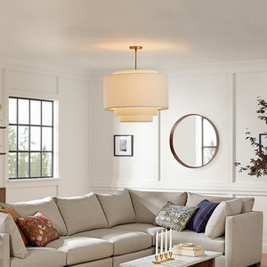 Japanese Style Chandelier Rectangle LED Pendant <b>Light</b> White E27 Eye Caring For Living Room Bedroom <b>Dining</b> Table - Product Image 3