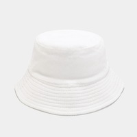 Chapeau Bob Personnalisé en Tissu Éponge Argyle Blanc avec Broderie 3D – Résistant à l'Eau et au Soleil pour la Pêche, les Sports, les Activités de Plein Air, la Plage, la Piscine, l'Été et les Complexes Hôteliers