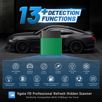Escáner de Diagnóstico de Fallas de Automóvil VLinker FD VGATE OBD2 Bluetooth 3.0 con Pantalla LCD Verde