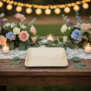 Assiettes Modernes Robustes Réutilisables et Écologiques Shreeimpex SI209 en Areca de 9 Pouces pour Anniversaires, Mariages, Fêtes et Voyages (Vente en Gros) - Product Image 1