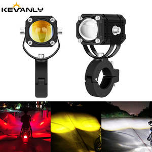 2Pcs 30W Super Bright LED Motorcycle Spotlights IP67 Waterproof 4 Modes High Low Beam 360 ° Adjustable Long Life Offroad ATV Lamp - Product Image 1