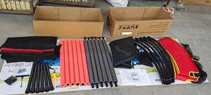 2025 <span class=keywords><strong>Trampoline</strong></span> de lit de saut pour enfants en plein air de haute qualité <span class=keywords><strong>avec</strong></span> <span class=keywords><strong>filet</strong></span> de sécurité intérieur matériau en acier doux en gros - Product Image 5