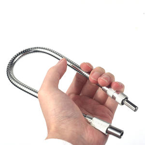 Varilla de Extensión de Eje Metálico Flexible Universal de 30cm-40cm, Multifuncional para Taladros Inalámbricos, Destornilladores Eléctricos, Excéntricos - Product Image 4