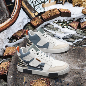 Zapatos Deportivos Casuales para Hombre, Tallas 39-48, con Cordones, de PU, Estilo Moderno y Versátil - Product Image 3