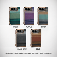 Coque de téléphone magnétique en fibre de carbone pour iPhone DUO avec film en verre trempé, coque antichoc
