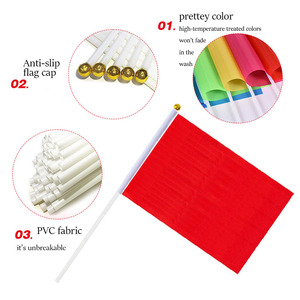 All'ingrosso personalizzato tutto il paese bandiera internazionale del <span class=keywords><strong>mondo</strong></span> a mano tifosi di calcio tifo 14*21cm bandiera tenuta in mano per eventi sportivi - Product Image 3