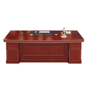 Escritorio Ejecutivo Moderno con Gabinete de Almacenamiento, Mueble de Oficina de Tablero de Melamina para Espacio de Trabajo de Jefe o Gerente - Product Image 4