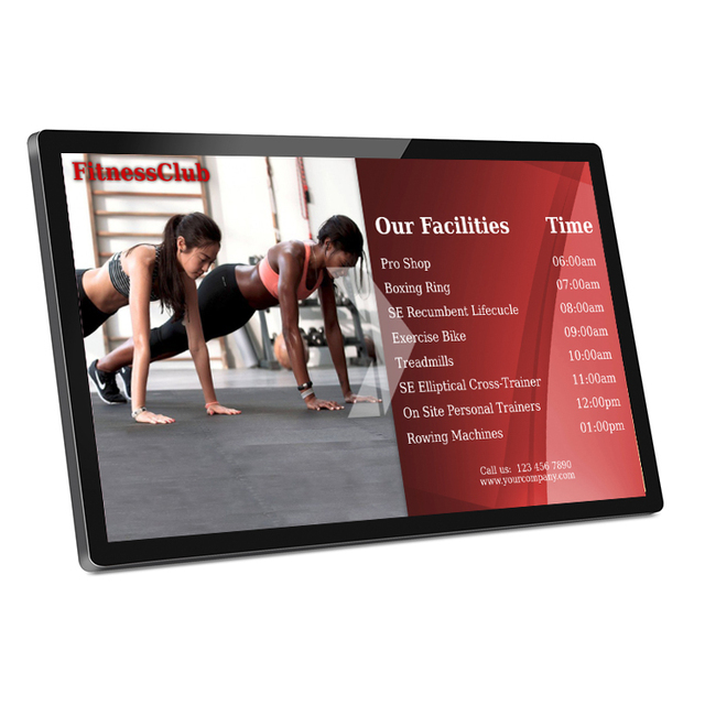 21.5"24"27"32 Inch Wall Mount RJ45 Touch Monitor Display Android System NFC Poe Power Android LCD Tablet