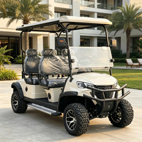 Carrito de Golf Eléctrico Personalizado Rainbow, 72V 5kw, 4 Plazas, Carrito de Golf Eléctrico de Lujo, Innumerables Opciones de Color, Certificado por el DOT de EE. UU.