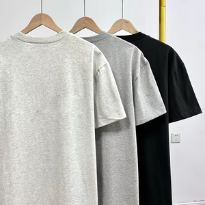 T-shirts de sport décontractés pour hommes, grande taille, coupe ample, 230 GSM, 100% coton, style streetwear, doux et respirants, haute qualité, été - Product Image 3