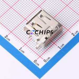 XBDF-0524-08 USB Connector Through hole Component (THT) Connector Type-A USB 2.0 Female Side Insert - Product Image 2