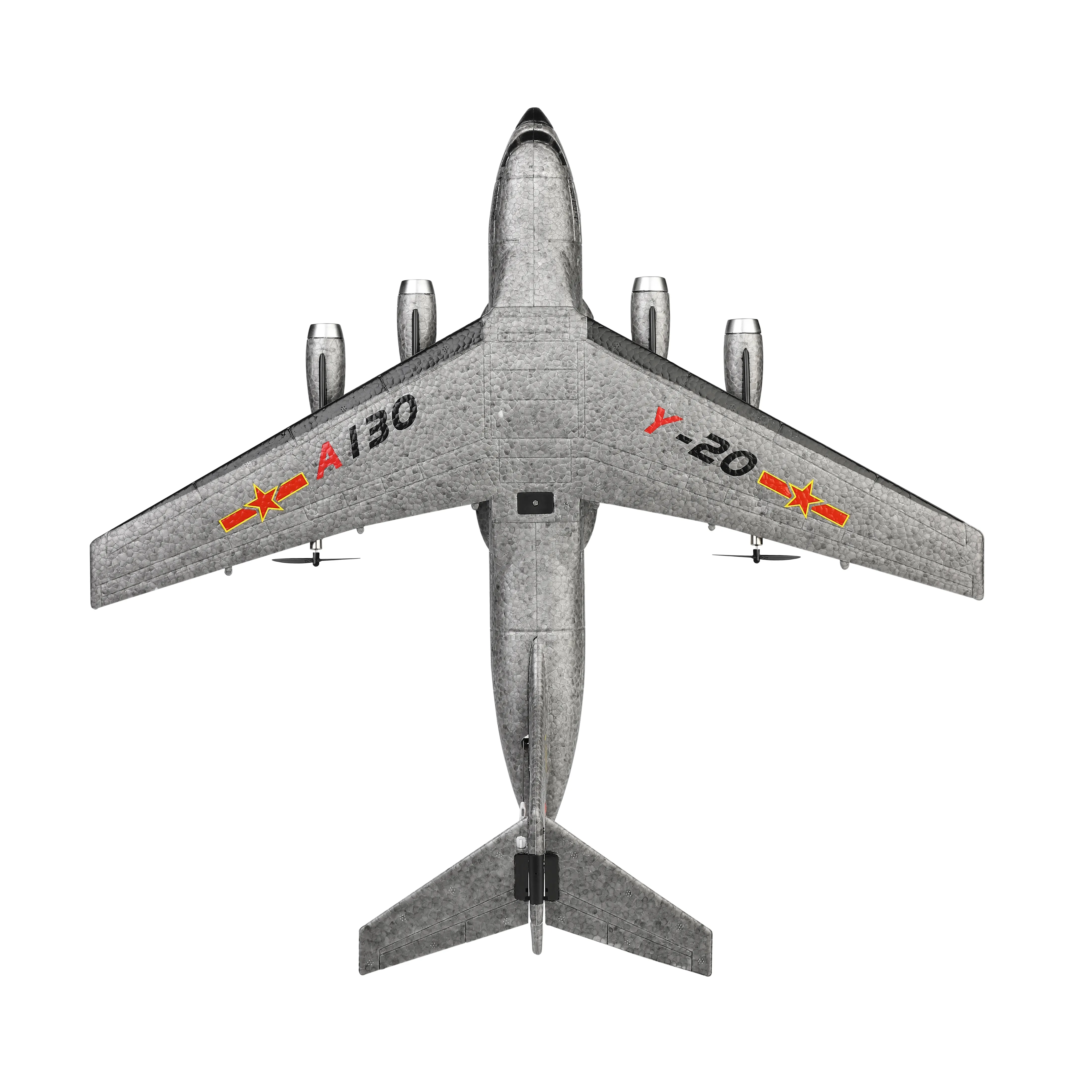 WLtoys XKs A130 Aliante Aereo Modello di trasporto Aereo Schiuma Velivoli di Controllo A Distanza 3CH Back-Push Dual-Power Aliante Bambini giocattoli di RC