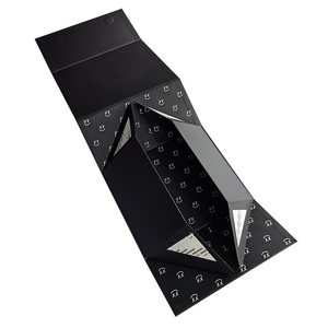 Bao bì hộp từ tùy chỉnh thiết kế logo bao bì giày đen - Product Image 1