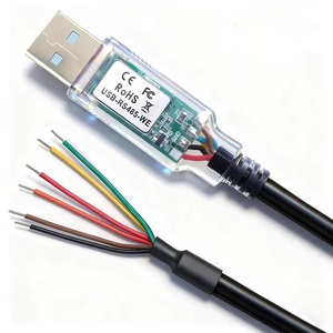 Cable Serial <span class=keywords><strong>USB</strong></span> a <span class=keywords><strong>RS485</strong></span>-<span class=keywords><strong>WE</strong></span>, <span class=keywords><strong>RS485</strong></span>-<span class=keywords><strong>WE</strong></span>-<span class=keywords><strong>1800</strong></span>-<span class=keywords><strong>BT</strong></span>, Convertidor Serial UART, Cable <span class=keywords><strong>USB</strong></span>-<span class=keywords><strong>RS485</strong></span>-<span class=keywords><strong>WE</strong></span>, Chipset FT232, 6 Vías, 1.8m - Product Image 1