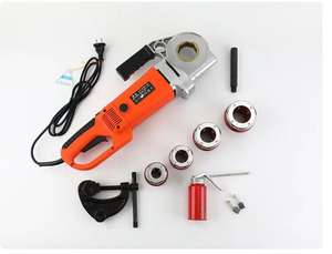 Sıcak satış uygun el galvanizli boru yiv makinesi elektrik güç boru okuyucu - Product Image 4