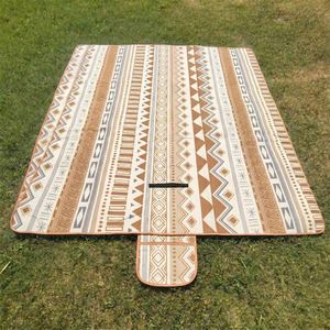 Picnic <b>Mat</b> Custom Thickened Waterproof Quilted Sand Free Beach <b>Mat</b> Foldable Extra Large <b>Outdoor</b> Travel Suede-Style Square Picnic - Product Image 1