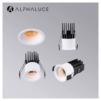 Spot encastré classique 110V 24W LED 63mm avec puce SDM 24V Dali pour musée, UGR 20W, spot NZ