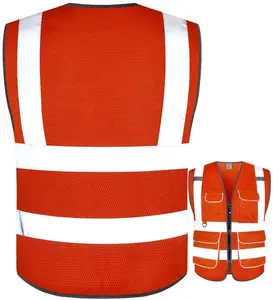 China supplier high visibility pvc reflective tape roadway safety vest