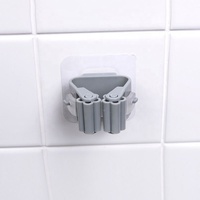 Nouvelle vente : Support mural pour balai, type organisateur, étagère de rangement, étagères pour outils de salle de bain et de cuisine, accessoires divers, crochet pour brosse, crochet pour balai, crochet pour parapluie