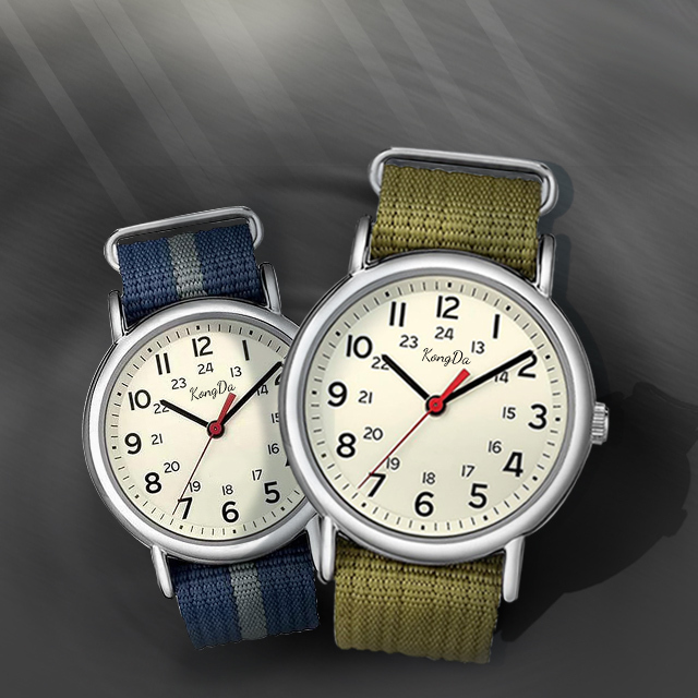 Timeless Luxury Quartz Watch for Men Women Antique Business Style with 5mm Crystal Dial Window Nylon Strap Brand New Other Watch