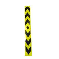 Autoadhesivo PP PET PC Cinta de advertencia Flecha verde fluorescente pegatina reflectante