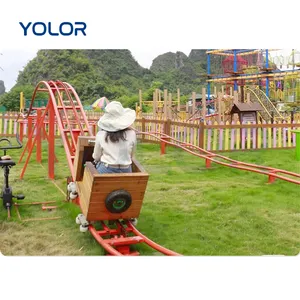 Inew thiết kế hấp dẫn unpowered roller coaster Rides giá rẻ nhất gia đình roller coaster để bán