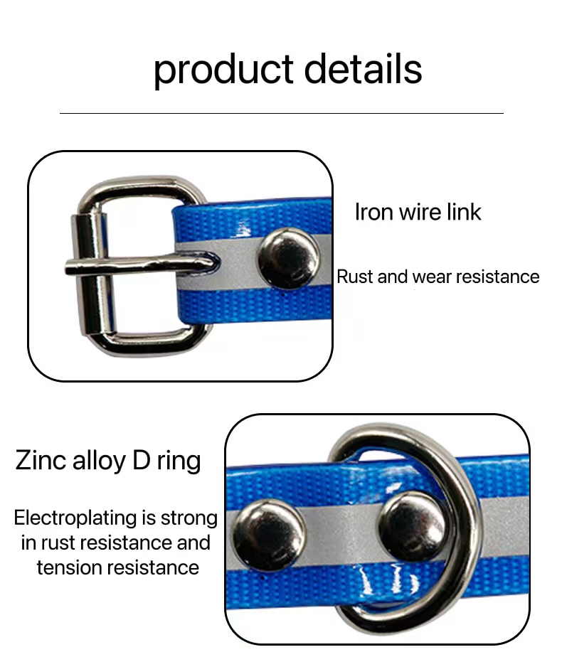 GPS Positioning Leather Pet Collar Leashes TPU Personalized