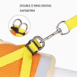 ชุดเสื้อกั๊กและเข็มขัดดีไซน์เนอร์น่ารักปรับโลโก้ได้ตามต้องการชุดสายจูงสุนัขสัตว์เลี้ยงที่ทนทาน - Product Image 4